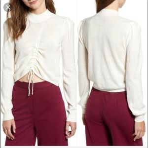 Chriselle Lim Mock Neck Sweater